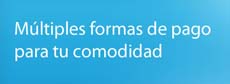 Formas de pago
